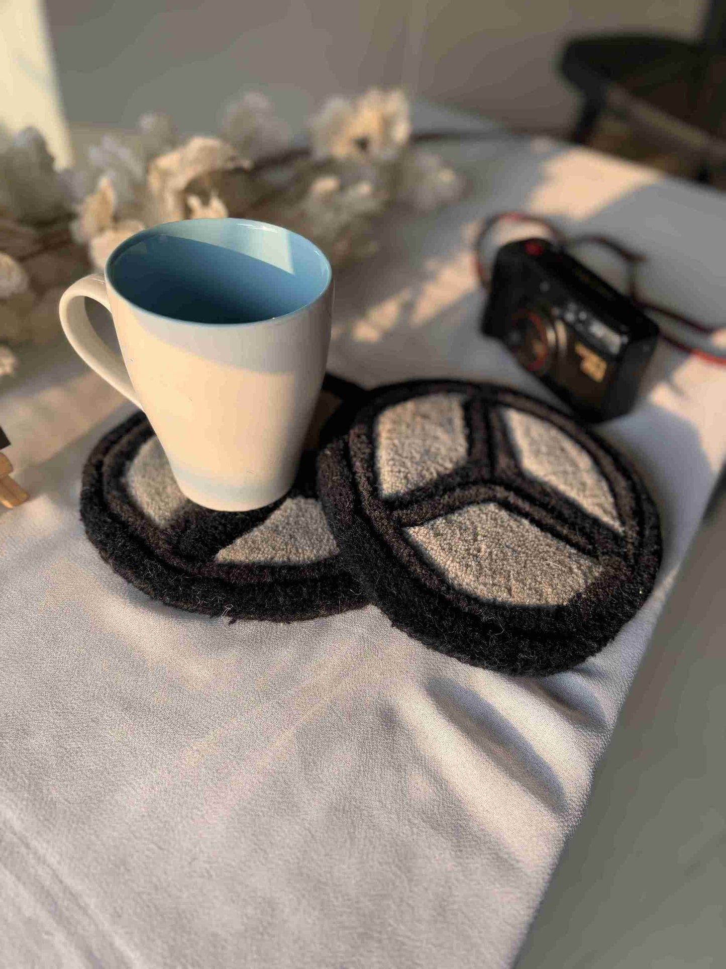 Car Freak 01 Hand Tufted Coasters