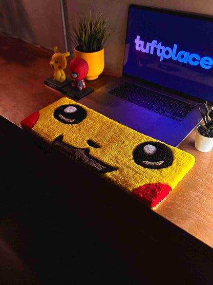 Poke Electric Type Table Top & Keyboard Rug by Tuftplace
