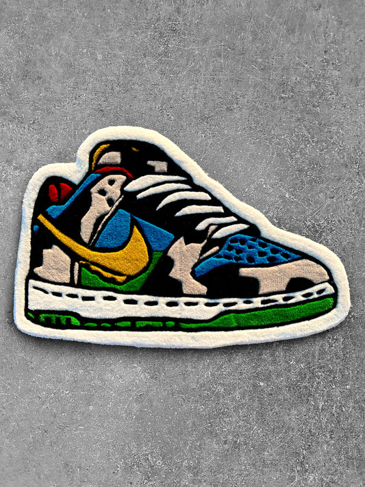 Chunky Dunks Sneakers Custom Rug by Tuftplace